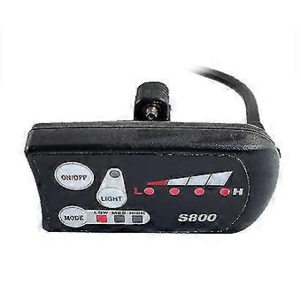 Elektrisk Cykel 36v48v S800 Led Lcd Meter Kontrolpanel Display Til Ebike Controller 5 Pin Vandtæt