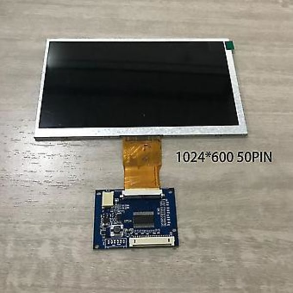 1 Set Standard 20pin Lvds Ingång Till 50pin Ttl Port Utgång Drivrutin Kontrollerkort Modul Med Kabel