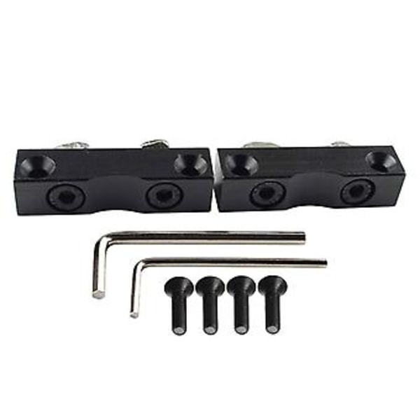 2 stk. 3D-skriver Aluminium Legering Z Akser Steppermotor Monteringsbrakett Stativ Z-Stang