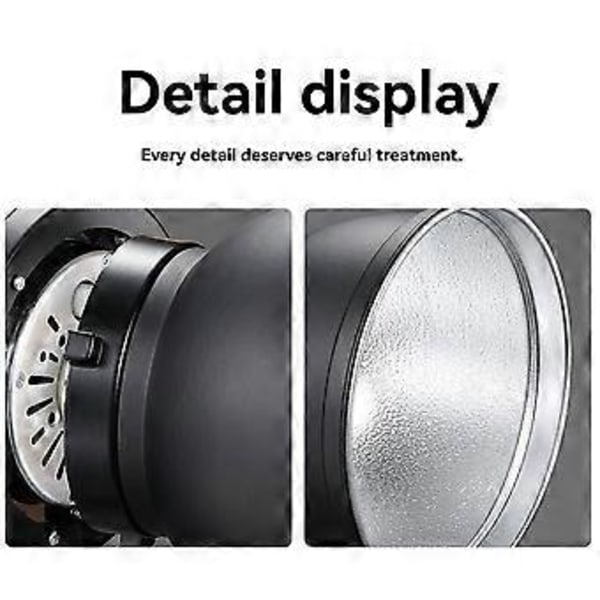 Standard Reflektor Diffuser Lampskärm Skål 55 Grader för Bowen Mount Studio Strobe Blixtljus Speedlites