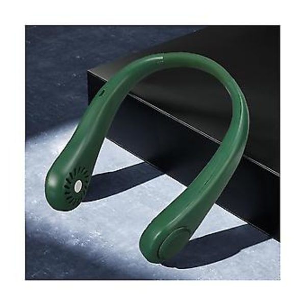 Mini-kaulatuuletin, kannettava, siivuton, riippuva kaulatuuletin, 1200 mAh, USB-ladattava, Er 3-nopeuksinen mini