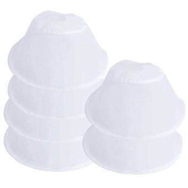 6 stk. Soyamelk Filterposer Mesh Mat Sil Filterposer Gjenbrukbare Silposer For Kommersiell Soyamelkmaskin Nøttemelk Soyabønne Melk Maker, Wh