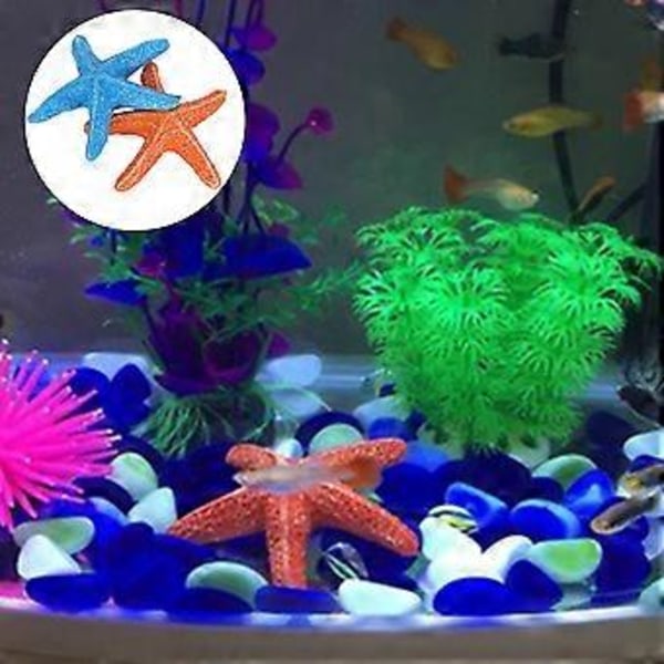 Akvarium Fisketanke Landskab Simulation Kunstige Harpiks Søstjerne Ornamenter Dekoration