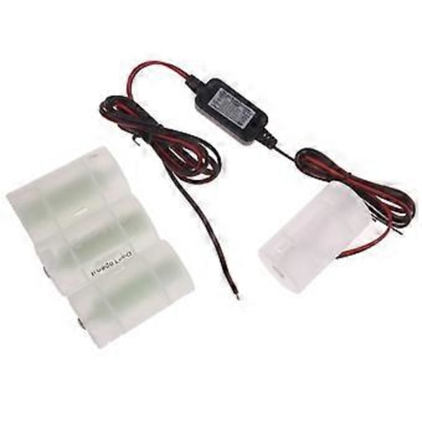 LR20 D Batterieliminatorer Strömkabel Sladd 6V för LED-lampor