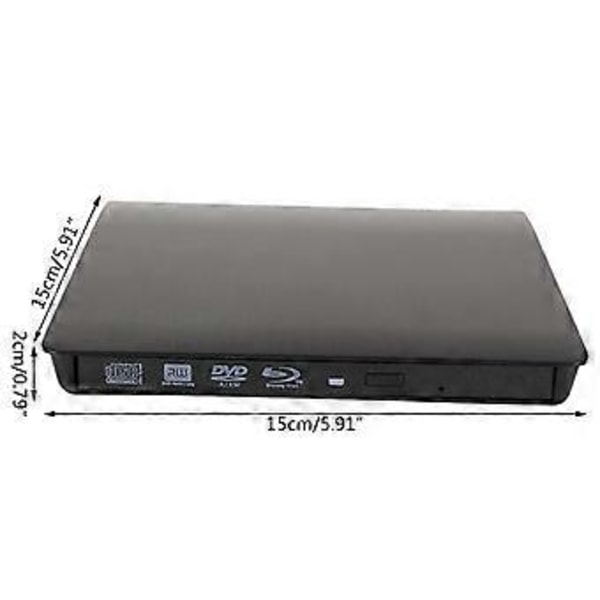USB 3.0 DVD RW poltinlukija-soitin optiset asemat ohut ulkoinen kirjoitin 5Gbp