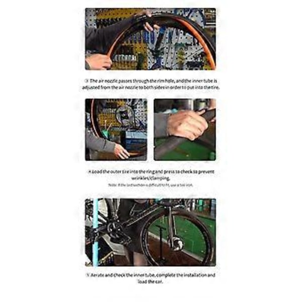 2 stk. Ultralet Cykel TPU Inderrør 700 X 18-32C Racercykel Dækrør Længde 65mm Længde Fransk Super Let Rør