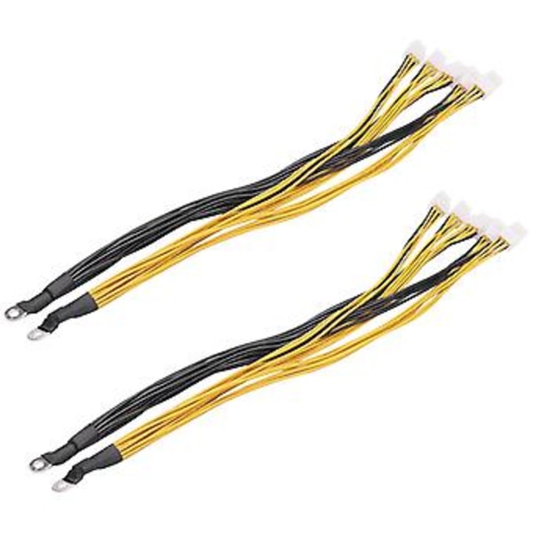 2 kpl 6-nastainen liitin palvelinkaapeli Pcie Antminer S9 S9i Z9:lle P3 P5 -tuelle
