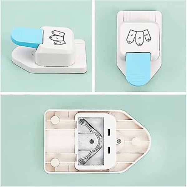 Tag Punch Tag Puncher 3 I 1 Craft Tag Punch Tag S Håndtag Craft Punch Til Papir