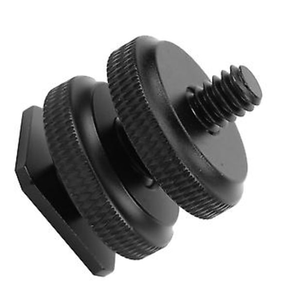 Kamerasko Adapter 1/4 Tum Kameraskruvfäste Blixtsko till Stativskruvadapter