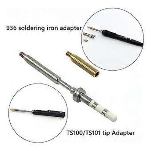 Värmeinsättningsverktyg M2 M3 M5 M6 M7 M8 Smältlim Mässing Räfflad Mutter Inbäddad Spetsadapter Kit 3D-Printad för Toaiot3D