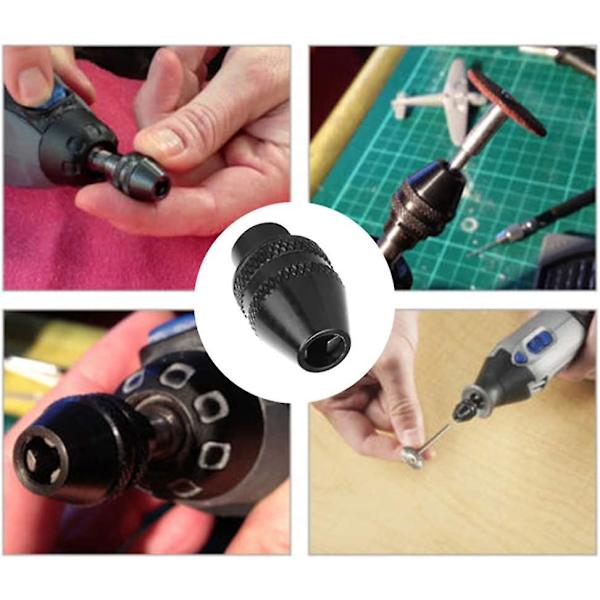 2 st universella nyckellösa chuckersättning Mini Quick Change Chuck för Dremel 4486