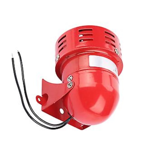 220V 120DB Röd Mini Metall Motor Alarm Industriellt Ljud Elektrisk Stöldskydd MS-190