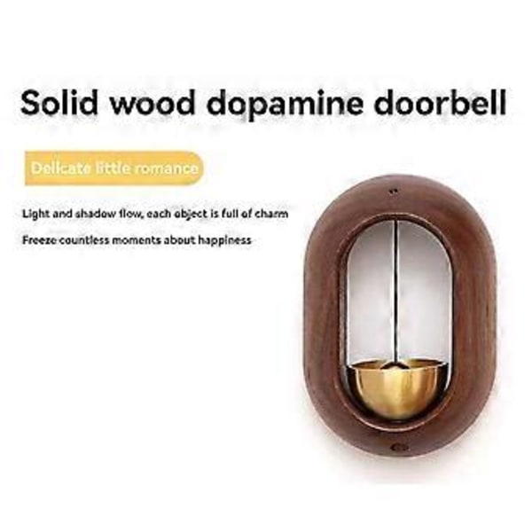 Mässing Dopamin Vindspel Sovrum Hänge Dörrklocka Sommar & Vind Ornament Dörrklocka Sugpropp Dörr Kopparklocka Hänge