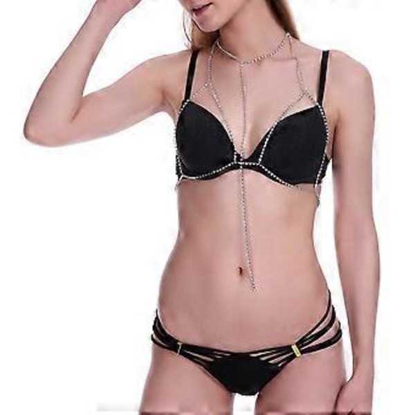 Enkel Kroppskedja i Legering - Trendig Sexig Bikinikedja för Kvinnor