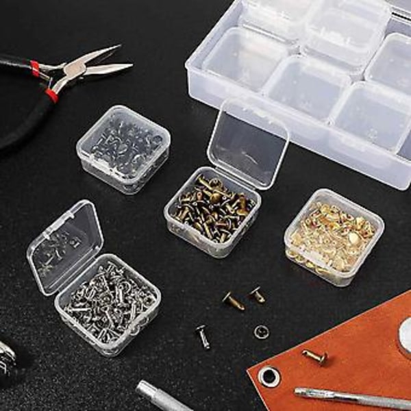 24 stk. S Perle Izer Perleveske Oppbevaringsbeholder Kunstbeholdere Tilbehør Oppbevaring Wi