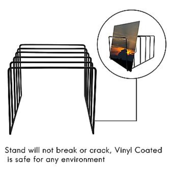 Metall Vinylskiva Display Hylla Skivspelare Stora Hylla Utställning D H B