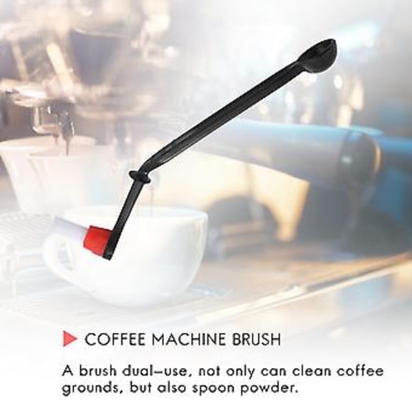 2-i-1 Borste Nylon Espresso Kvarn Sked Grupp K