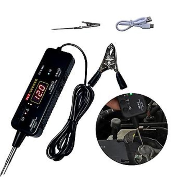 Digital Voltmeter Kredsløbstestlys med Summer Måle Test Pen Probe