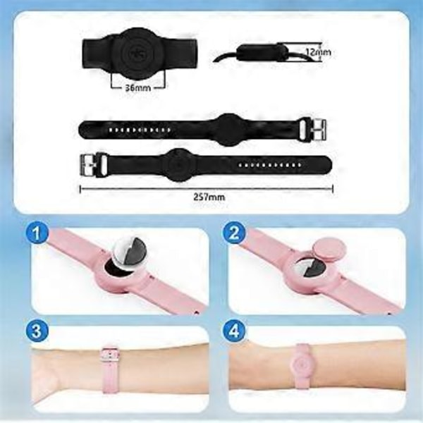 Vattentätt silikonarmband för - Barnvänligt justerbart armband, för barns utomhusaktiviteter F