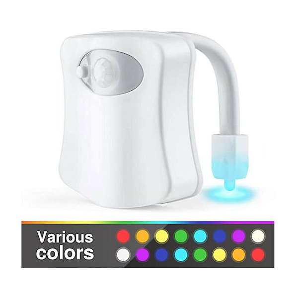 Toalettljus LED Nattljus Rörelsedetektor Belysning LED Toalettljus