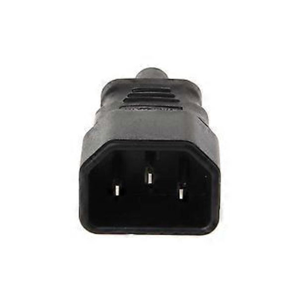IEC 320 C14 3-benet han til C5 3-benet hun strømstik konverter adapter