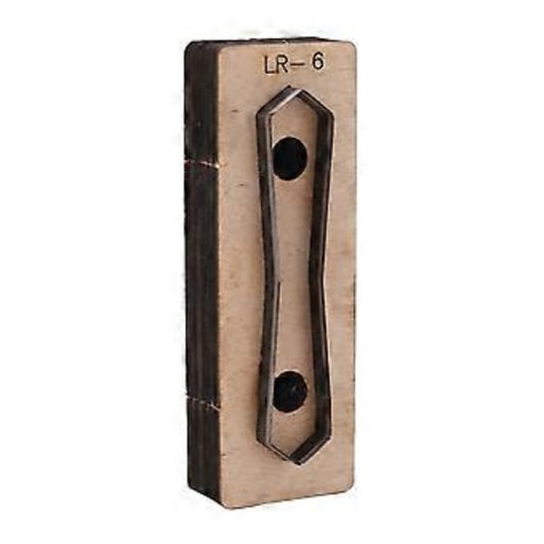 Läder Metall Skärande Stans DIY Prägling Skärmall Legerat Stål Konst Hantverkstillbehör LR 6