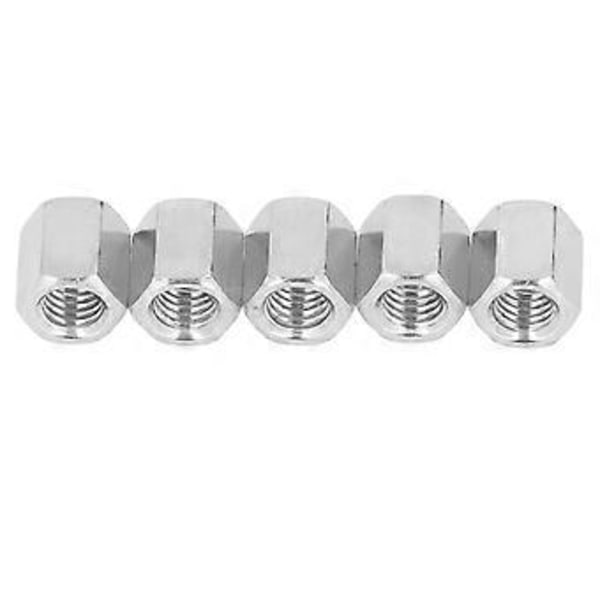 Gängstångskoppling, 20 st Hex Koppling Rostfritt Stål Kopplingsmutter Hex Kopplingsmutter Byggd för Precision
