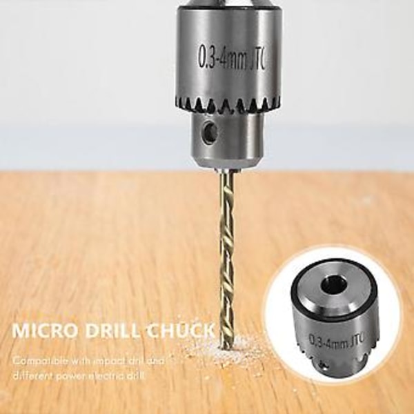 Het Elektrisk Slipande Mini Chuck Nyckel Nyckellös Chuck 0.3-4mm Ran W/ 3.1