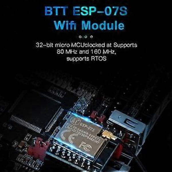 ESP-07S 32-bitars Micro MCUclock Utvecklingskort Wi-Fi MCU Modul med IPEX Antenn Mikrokontroller Trådlös WiFi Modul