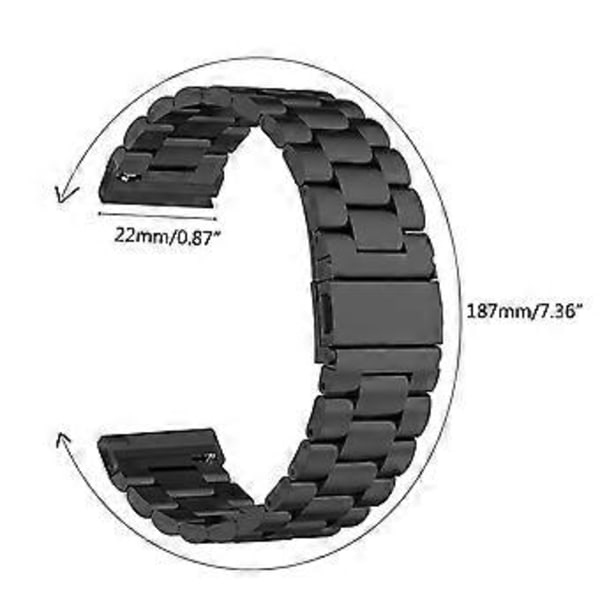 Til SpartanHr Baro Smartwatch Armbåndsrem Svedtæt Armbånds Loop