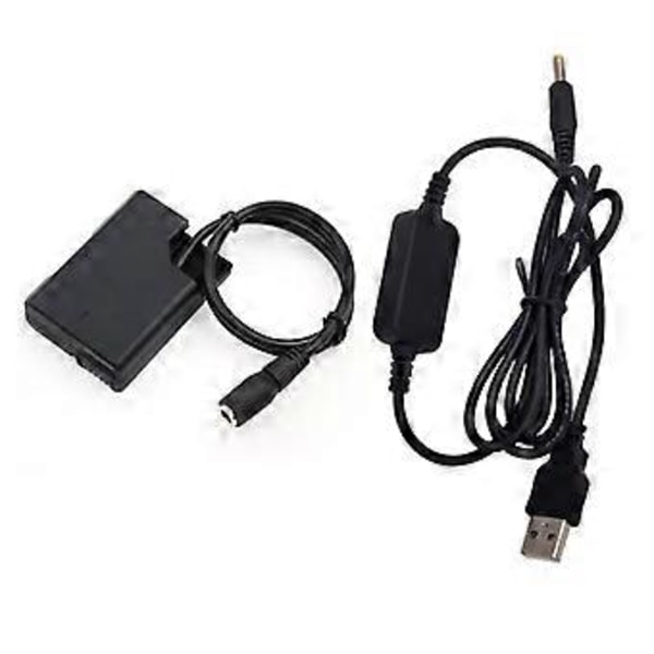 USB Adapter Ladekabel EN-EL14 Dummy Batteri EP-5A DC Kobler for P7000 P7800 D5500 D5600 D3300 D5300 Kamera