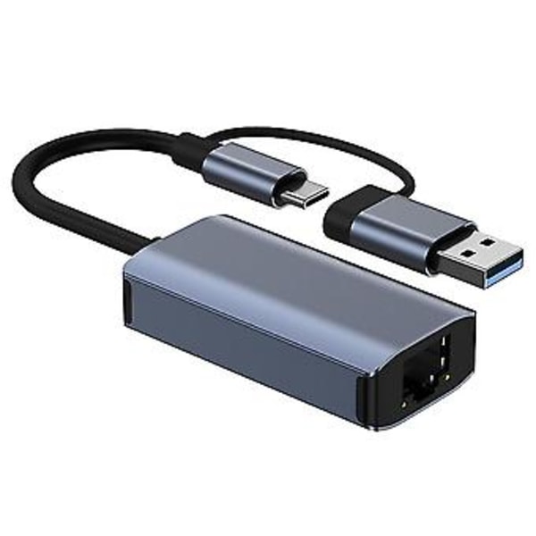 Usb 3.0 Gigabit Ethernet Adapter Usb C Rj45 Nettverkskort Nettverksforlenger Kabel Splitter