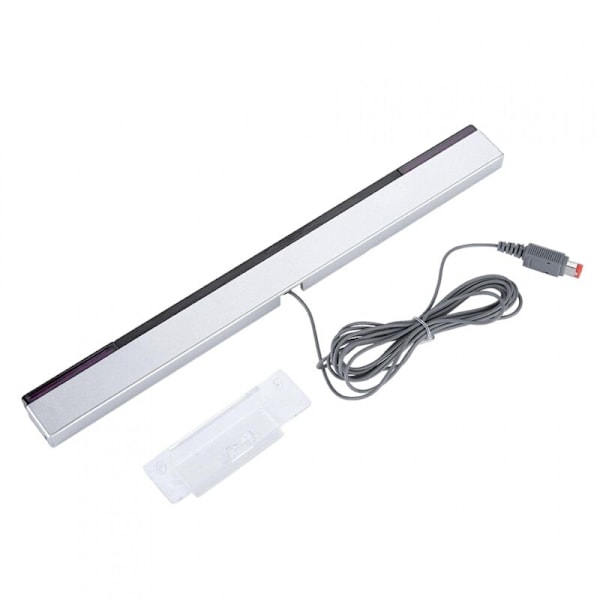 Sensor Bar for Wii, Replacement Wired Infrared Ray Sensor Bar, Professional Portable IR Ray Motion Sensor Bar Compatible for Wii and for Console