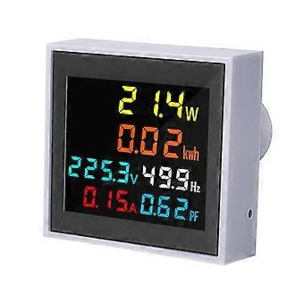 Ac50~300v 100a Digital Spenning Strøm Effekt Elektrisitet Display Frekvensmåler Helse