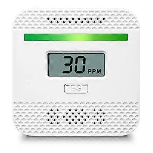 Kulilte Detektorer, Bærbar CO Alarm Detektor Enhed Med LCD Digital Display Til Rejser Ho