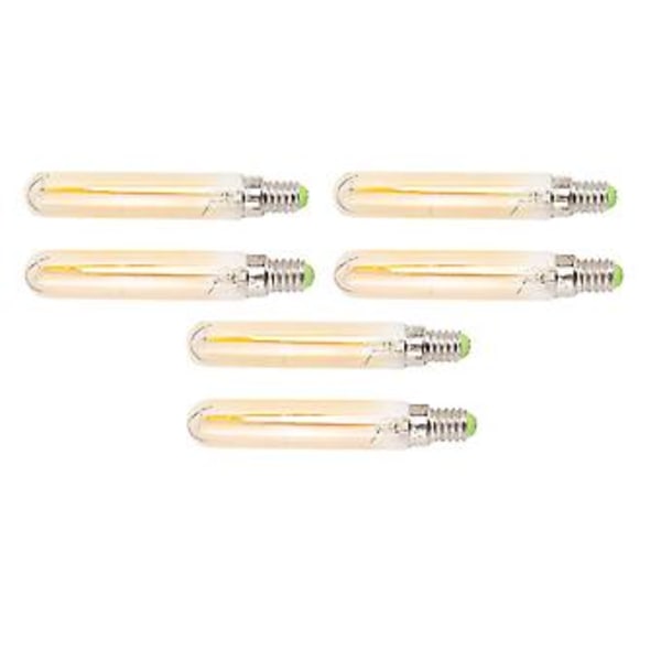 2 st LED-rörlampa 4W E14 2300K Rörformad Lampa Glödlampor T20x120 220‑240V för Belysning