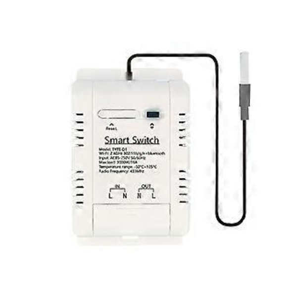 Termostat Graffiti WIFI Smart Temperatur On/Off Switch Timing RF433 Fjernbetjening Stemmestyring Alexa Controller D
