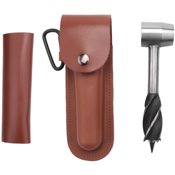 Håndskruenøkkel, Eye Wood Auger manuell boreverktøy, multifunksjonelt verktøy for camping og utendørs