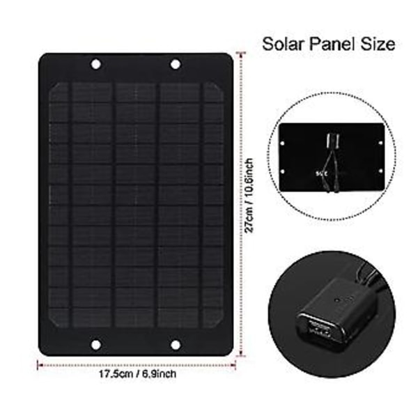 Solpanel Fläkt Kit, 10w 12v Solar Ed Fläkt Utomhus, Portabel Ilator Utsugsfläkt