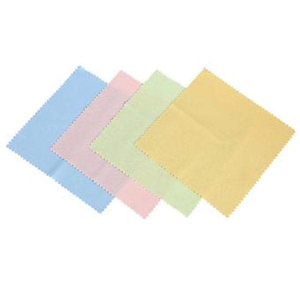 4 Mikrofiber Optisk Rengöringsduk Dvd Lcd Kameraskärm Rengöringsduk Handduk