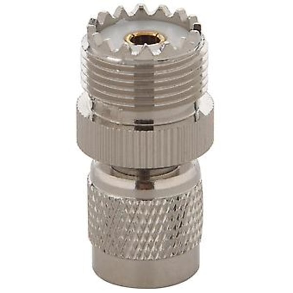 4x Tnc Til Pl259 Uhf Hun Adapter Konnektor, sølv