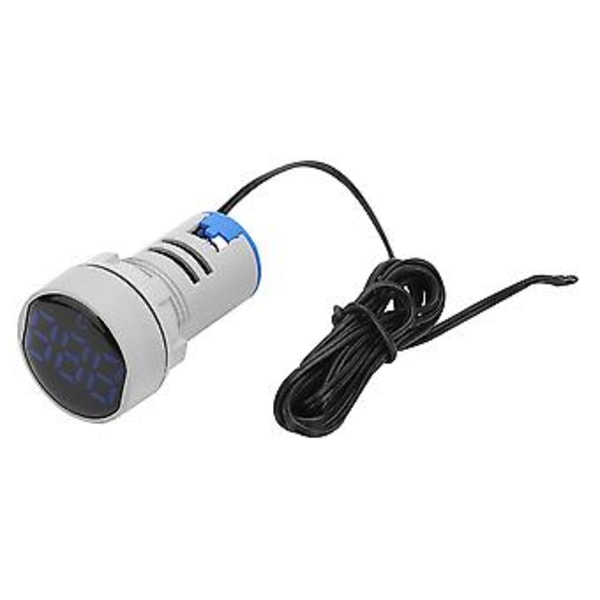 AC 50~380V Temperaturindikatorlampa LED Digital Termometer -20~199℃ (Blå)