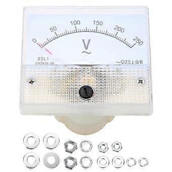 85L1 AC 0250V Högprecisions Pekarvoltmeter Spänningsmätare Monterad Spänningsmätningsinstrument