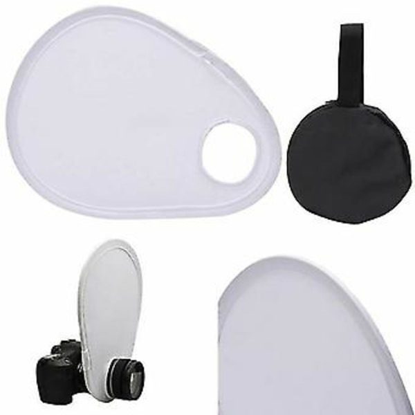 30cm Universal Sammenleggbar Fotografi Blits Linse Diffuser Reflektor