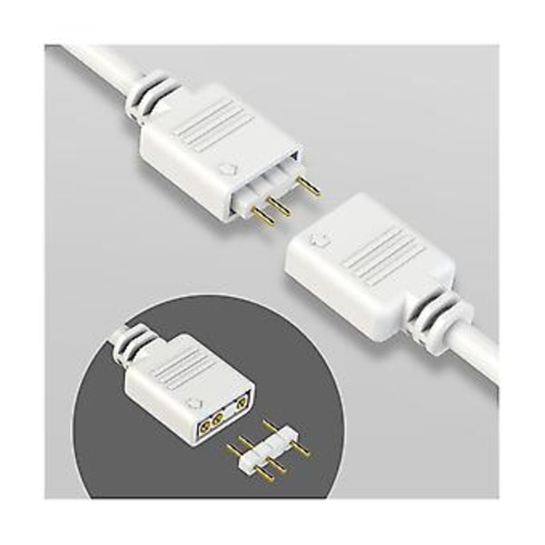 5V 3-pin Förlängningskabel För Dator Moderkort 1 Hub Kabel Anslut Förlängning Argb Splitter, B
