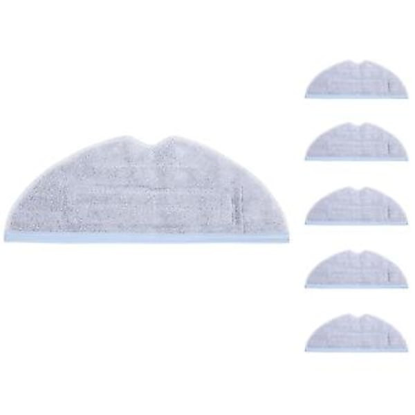 Erstatningskluter for mikrofibermopp, rengjøringsputer for T7S T7S Plus S7 støvsugertilbehør 6 stk