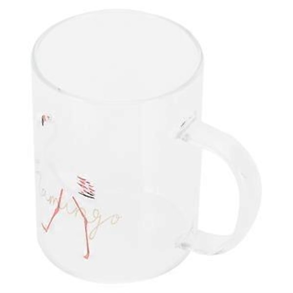 Kaffekop, 350 ml Transparent Mælkekop Drikkeglas Uovertruffen Ydeevne