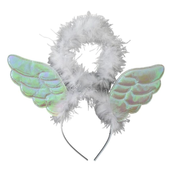 Cosplay Angel Wings Pandebånd Multi Color Hårbånd Sød Halloween Hår Decor
