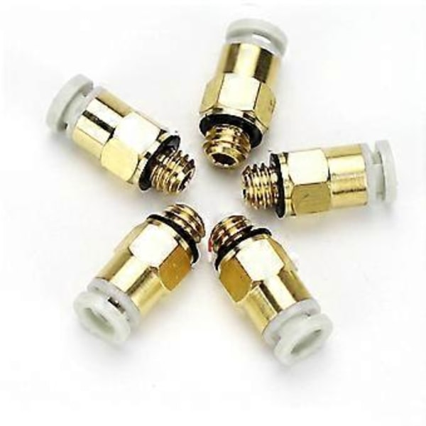 för 3D-skrivare Extruder Filamentmatare Capricorn Premium PTFE-slang Pneumatiska kopplingar Metallbäddsfjädrar Kit