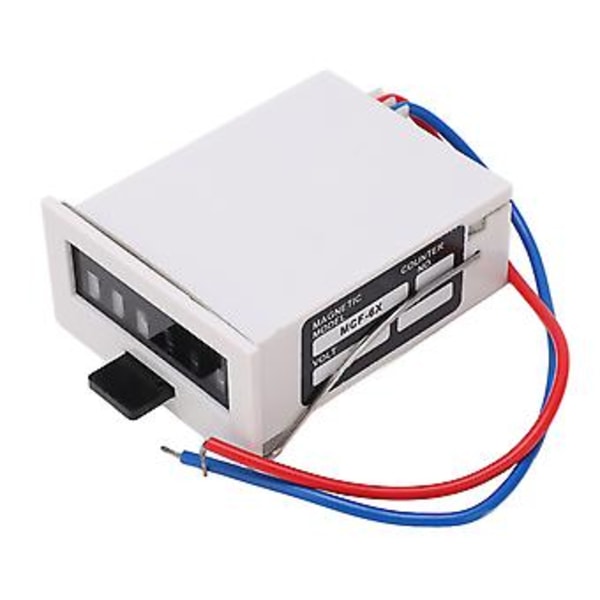 Elektromagnetisk räknare 6 siffror Höghastighets Noggrann elektronisk pulsräknare för kemiska textilmaskiner DC12V